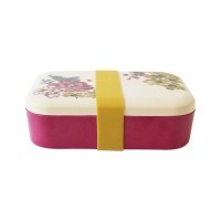 Cambridge Floral & Bee Print Bamboo Lunch Box By Joules